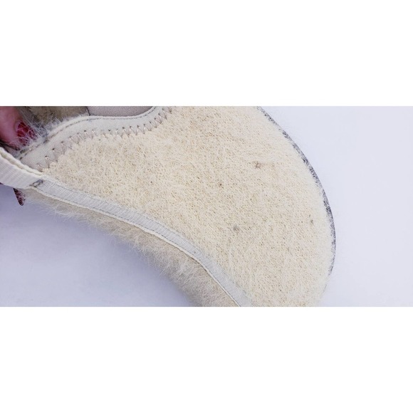 Earth Dream Catamount Slip On Clogs Women's 7 Natural Fuzzy Cream Comfort Shoe - Picture 5 of 14